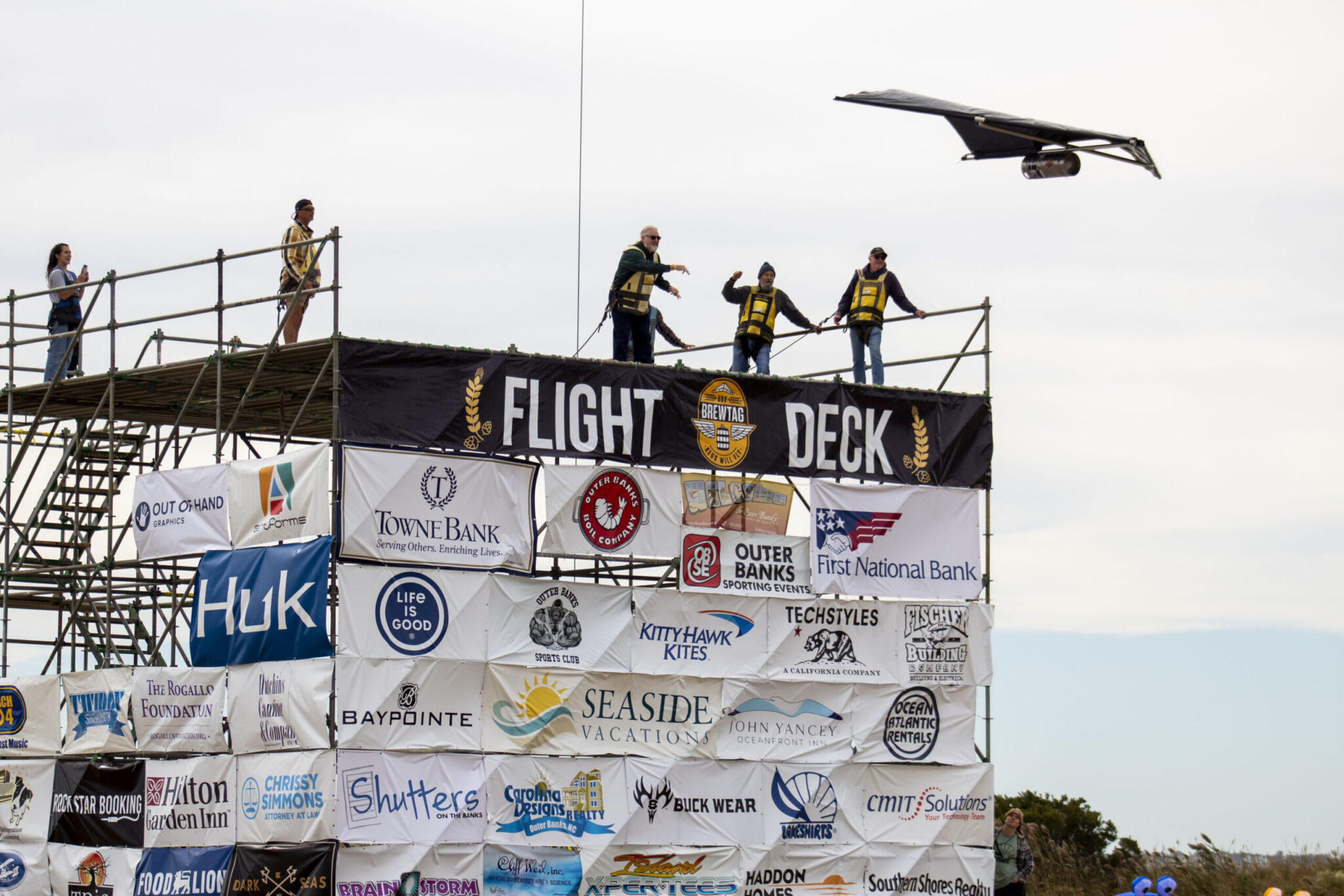 boys of OBBs Boys of the Outer Banks Brewing Station win third place at the 6th annual Brewtag
